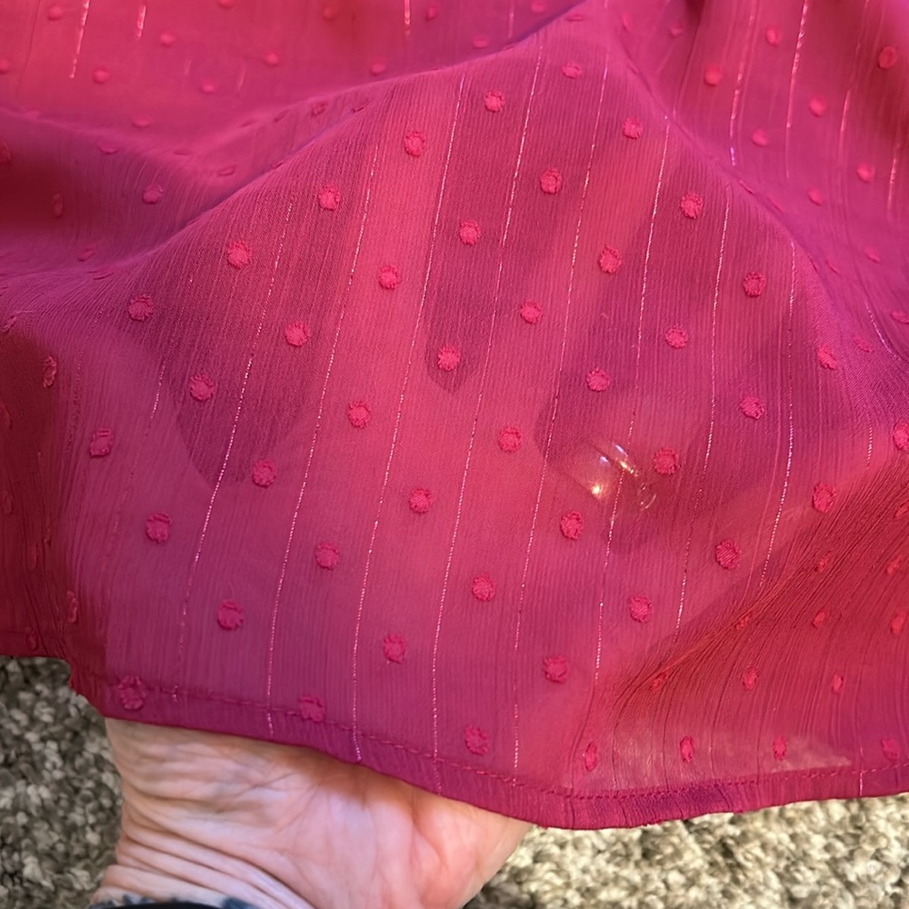 JCrew Factory Clipdot Top with Sparkle Thread NWT - Picture 8 of 10